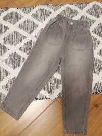 Spodnie, jeansy slouchy wysoki stan 110 smyk
