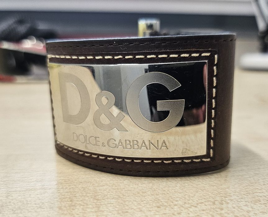 Dolce Gabbana Bransoleta skórzana Oryginał