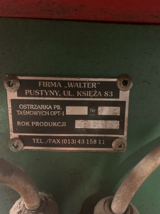 Ostrzałka do pił taśmowych