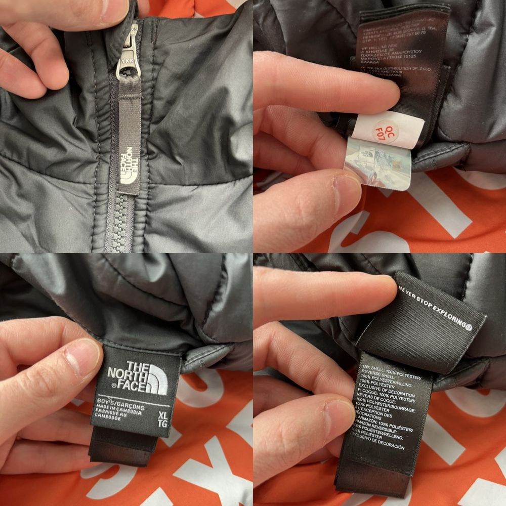 The North Face двосторання куртка пуховик S