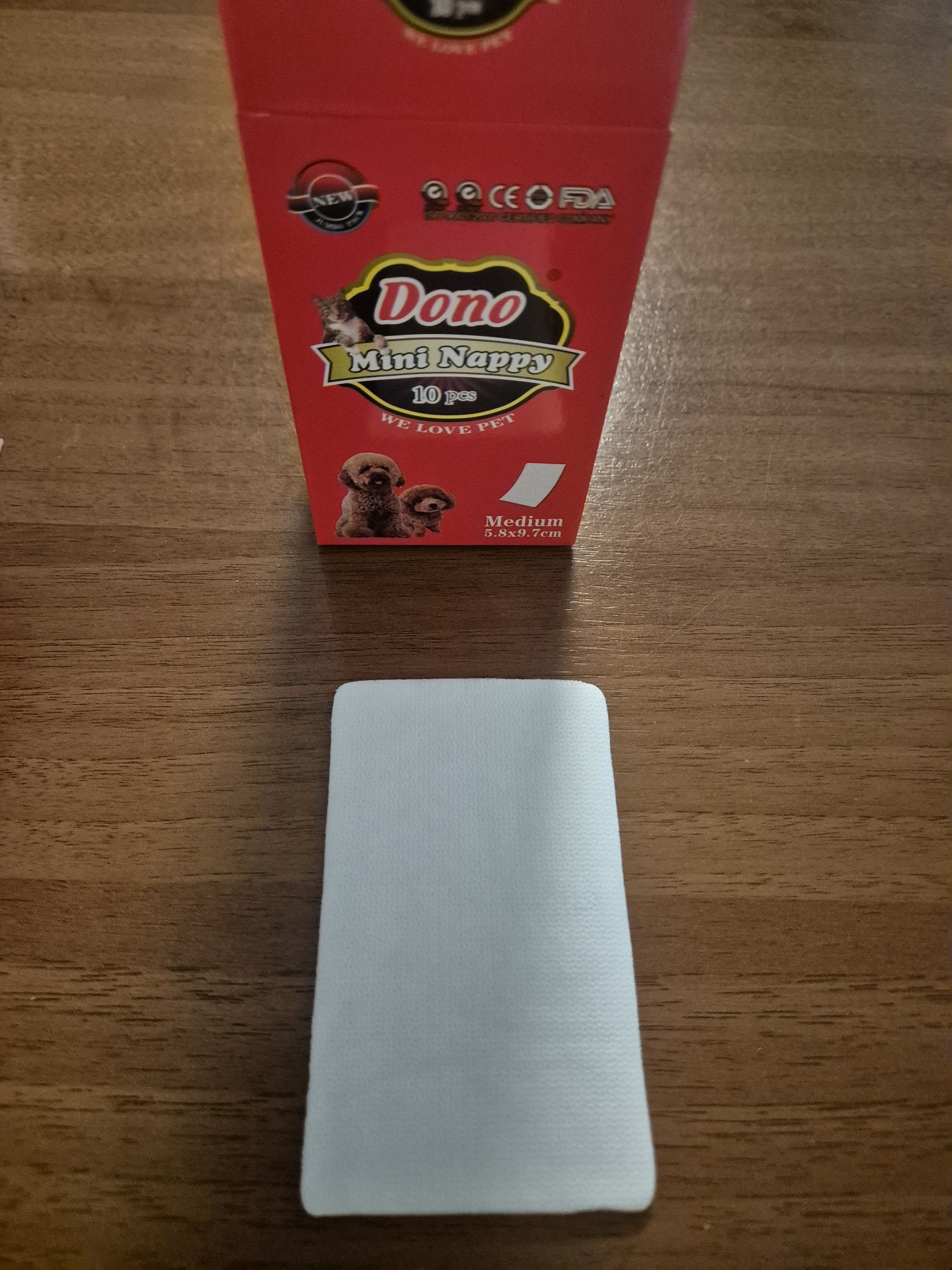 Wkładki higieniczne podpaski dla suczek rasa mała Dono Mini Nappy