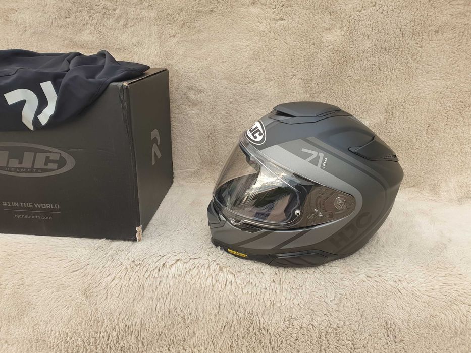 Hjc Rpha 71 rozm M , Kask motocyklowy z blendą,jak nowy.