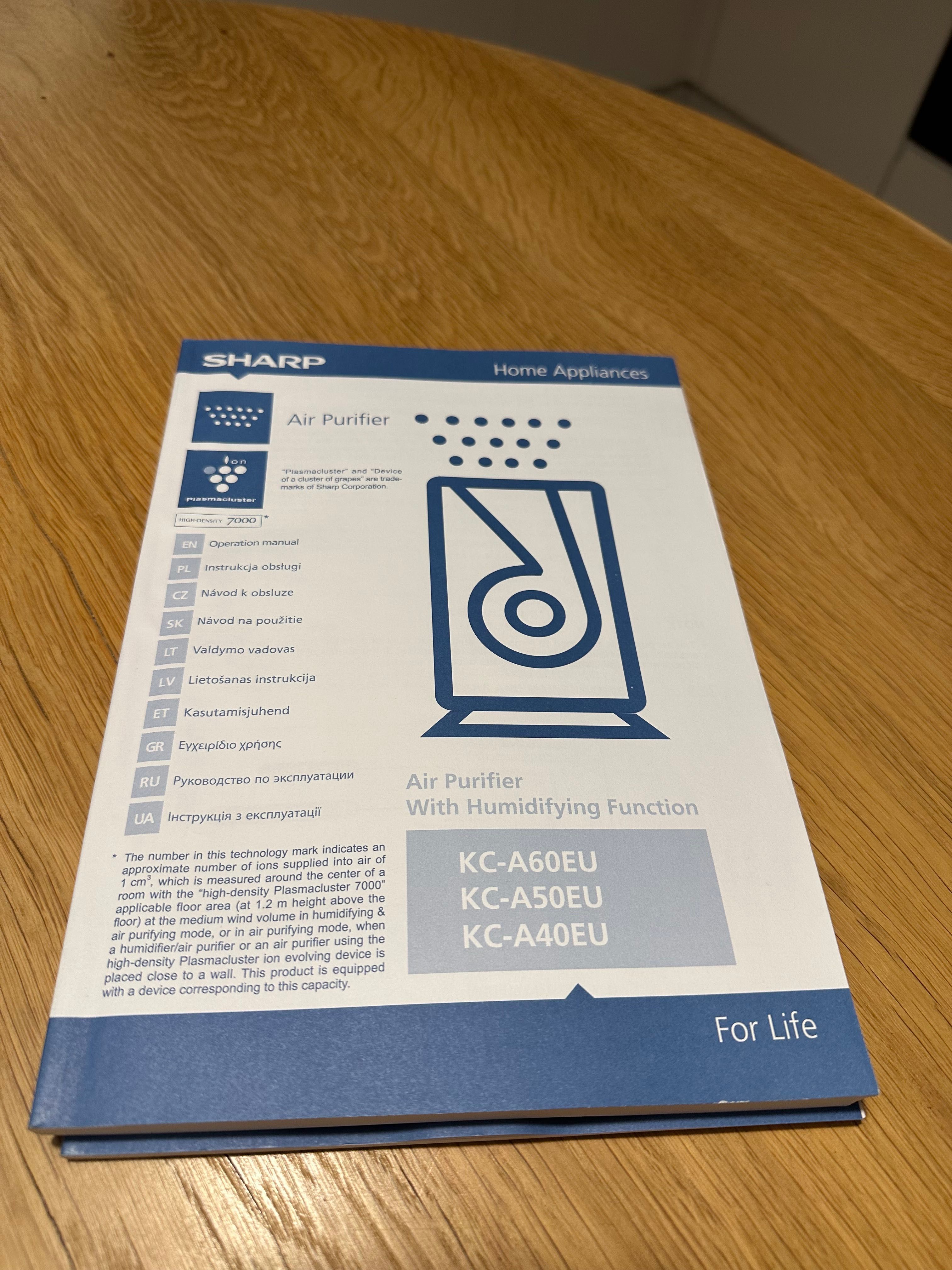 Sharp KC-A50EUW z funkcją nawilżania