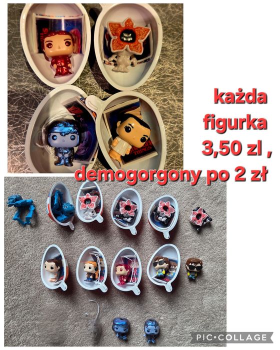 Figurki Stranger things Kinder Joy