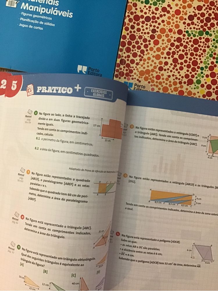 6 livros de exercícios Matemática 5.º Ano - conjunto de 6