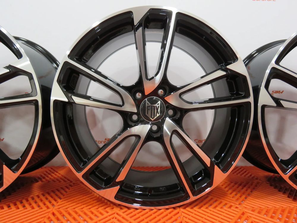 Jantes Fox MBZ 19 x 8 et 33 5x112 Preto + Maquinado