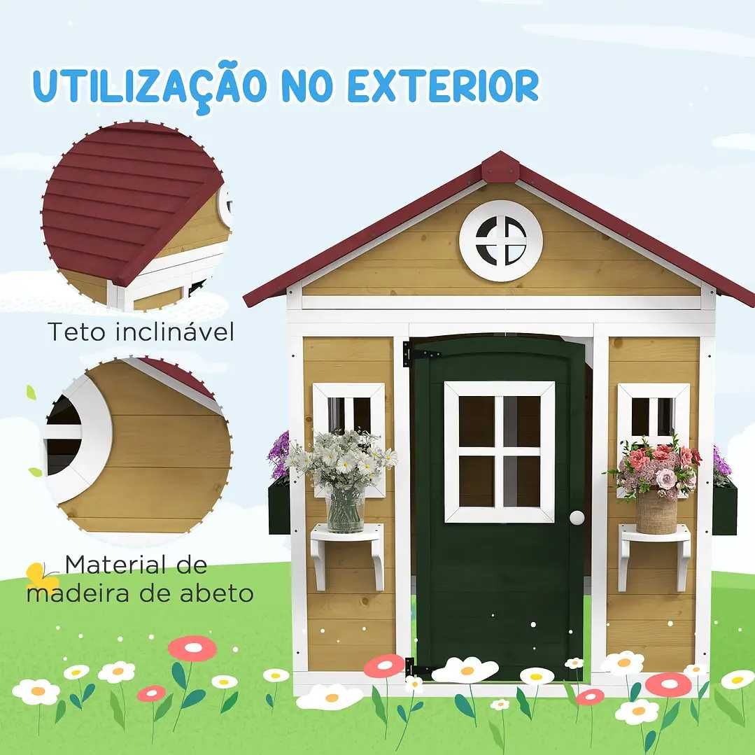 Casa de Brincar Infantil para Jardim  114x126,5x135