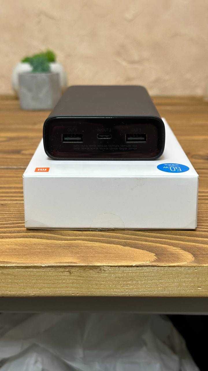 PowerBank Xiaomi Mi 20000mAh 50W (Зарядка ноутбуків)