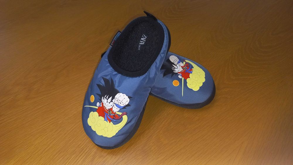 Pantufas/chinelos Dragon Ball de criança tamanho 34/35