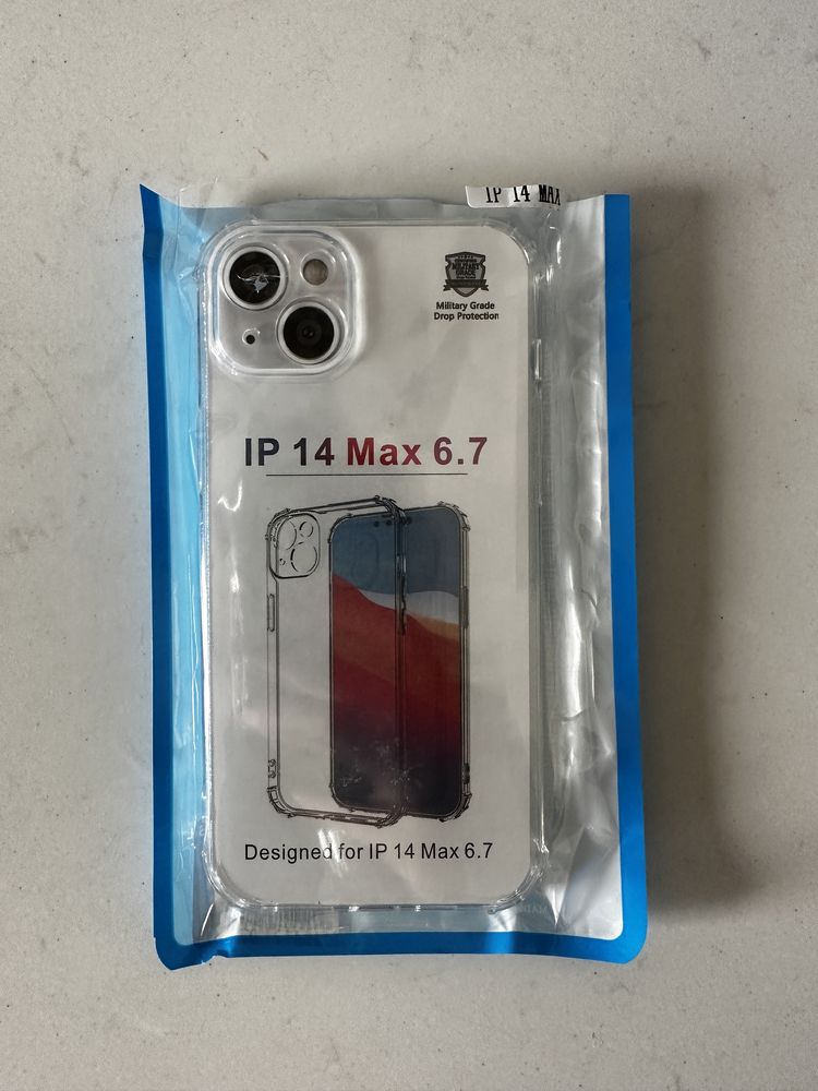 Capa Silicone Transparente iPhone 14 Max