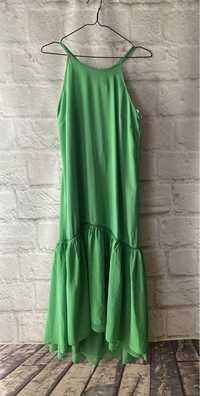 Zielona sukienka na co dzień wiosenna letnia Reserved M