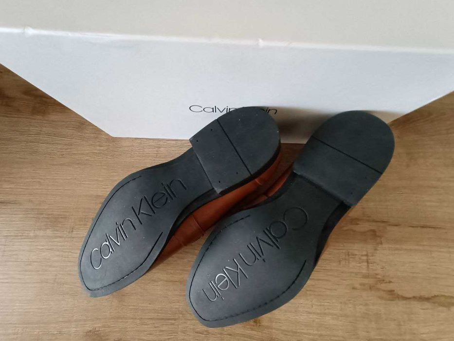 НОВІ оригінальні чоловічі туфлі (лофери) Calvin Klein, Original