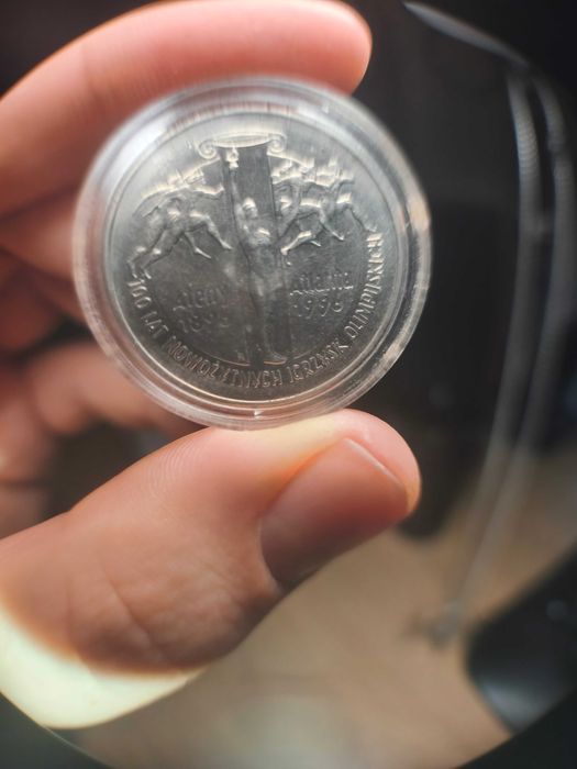 moneta 1995 - 2zł - 100 lat nowoczesnych igrzysk olimpijskich
