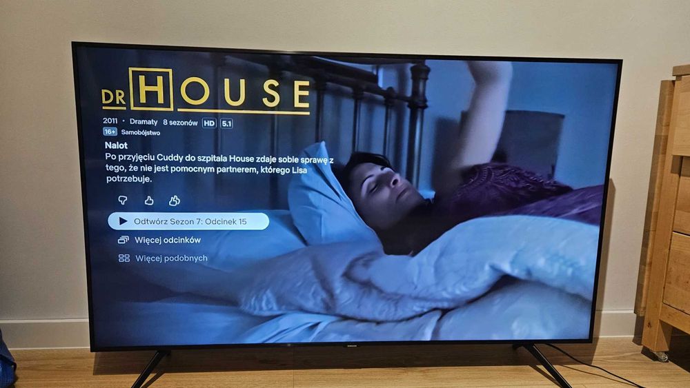 Telewizor Samsung UE55TU7002K DVB-T2/HEVC - stan bardzo dobry 55 cale