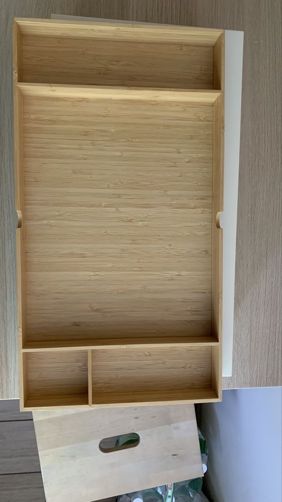 Elloven IKEA podstawka pod monitor z szufladą