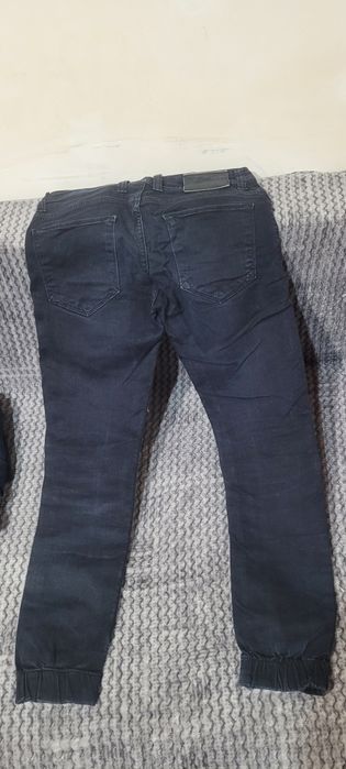 Джинсові штани, низ на резинці