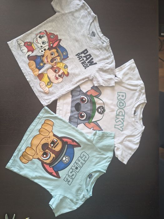 3 pak T-shirty, psi patrol