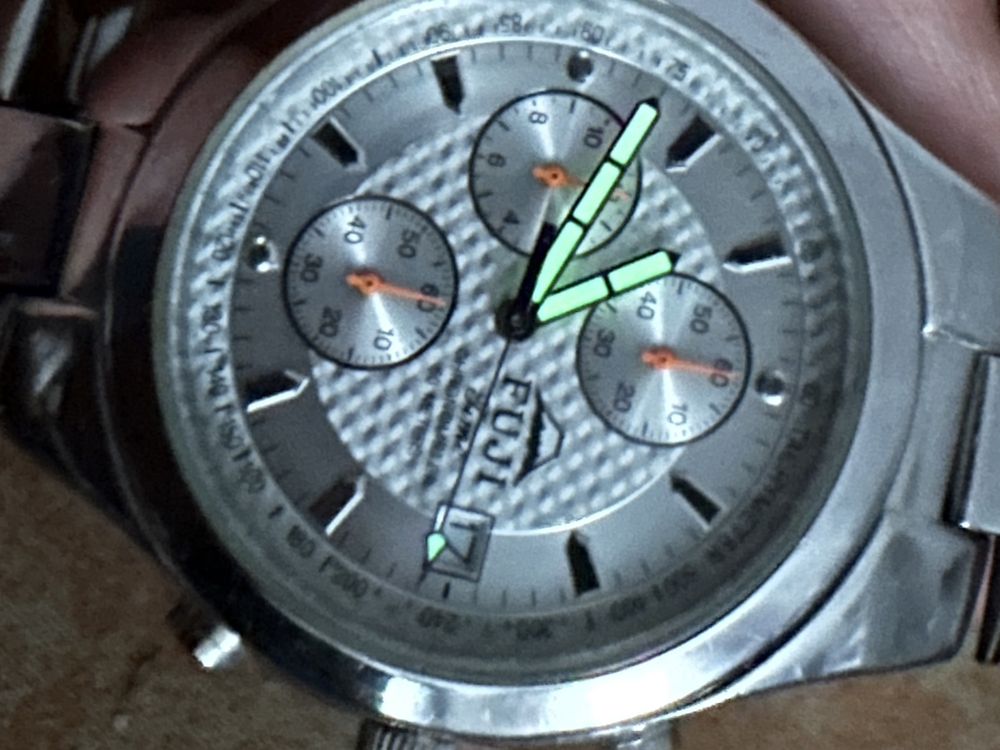 Zegarek Fuji chronometr 50m- fluorescencyjne wskazówki