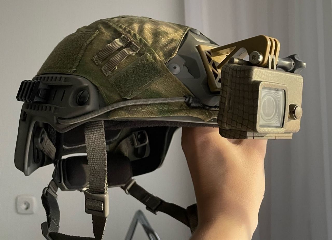 Кріплення на військовий тактичний шолом каску система NVG для GoPro
