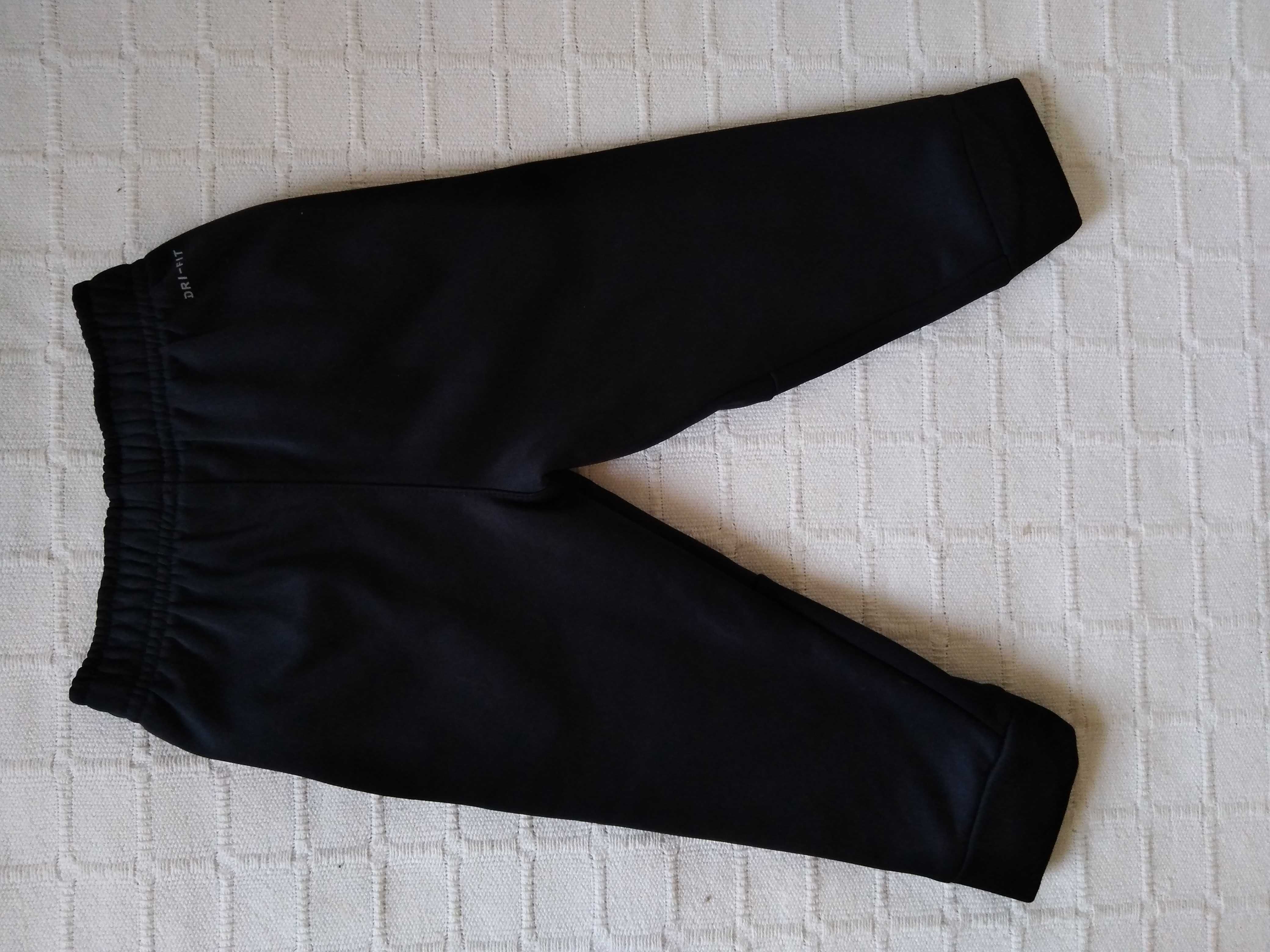 Calças Fato Treino Nike Dri-Fit Negras 1-2 Anos