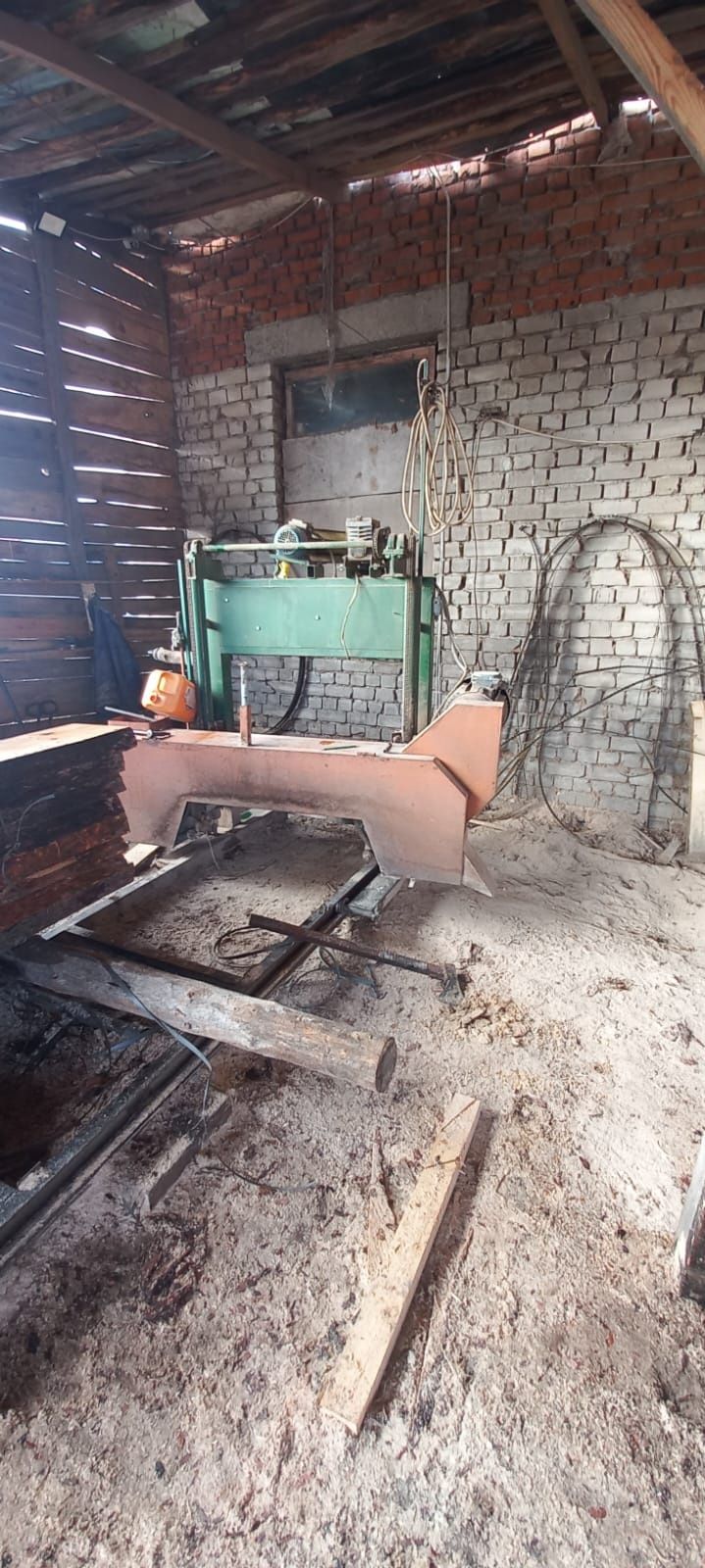 Пилорама, продольний, торцовка, обладнання на продаж, срочно.
