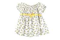 Pomp de Lux bluzeczka w ptaszki kokardka 98 cm
