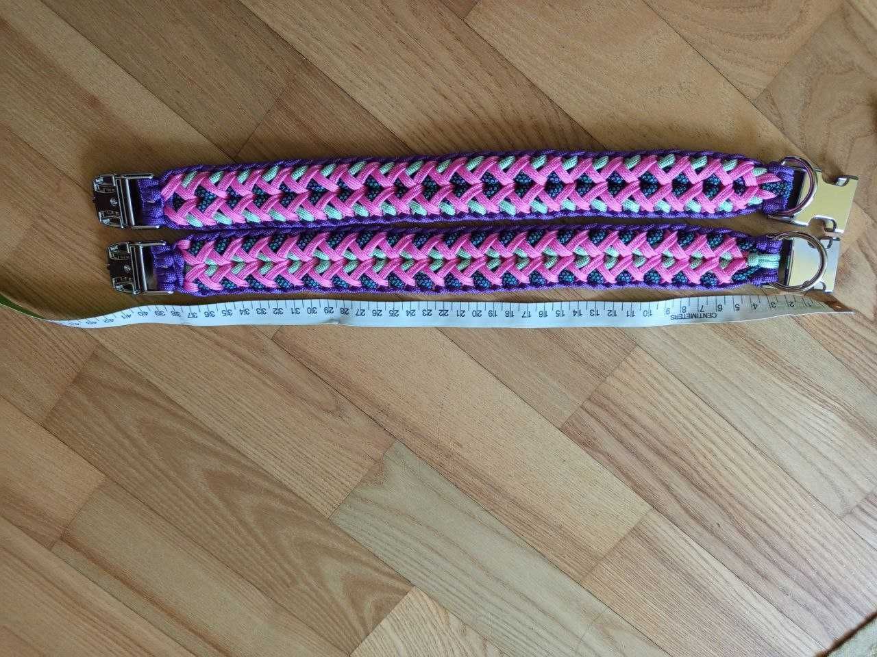 obroża handmade pleciona z linki paracord piękna! WYPRZEDAŻ