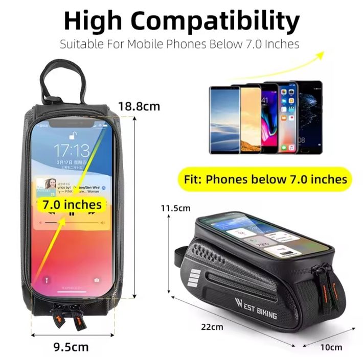 Сумка велосипедная