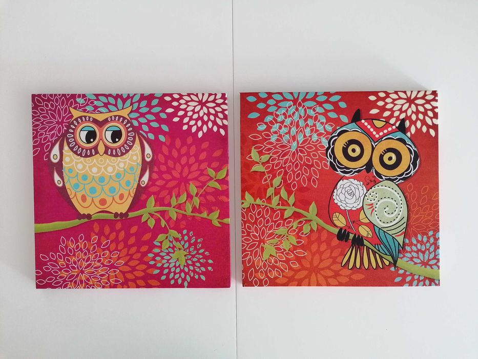 2 Telas decorativas 28x28