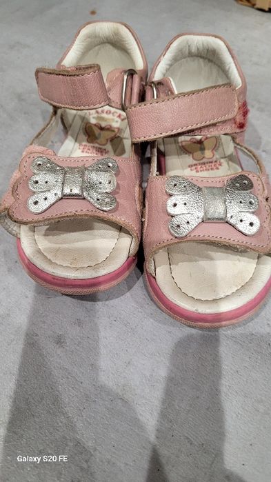 Skórzane sandały sandałki lasocki kids 22
