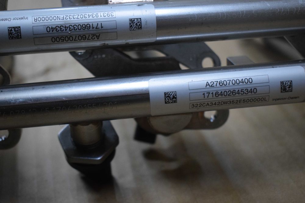 listwa wtryskowa wtryski mercedes W213 W238 E430 AMG 3.0 V6 17r.276823