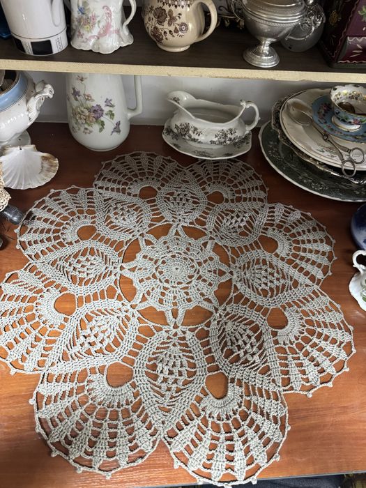 Серветка, салфетка , мереживо, ручна робота крючком.
