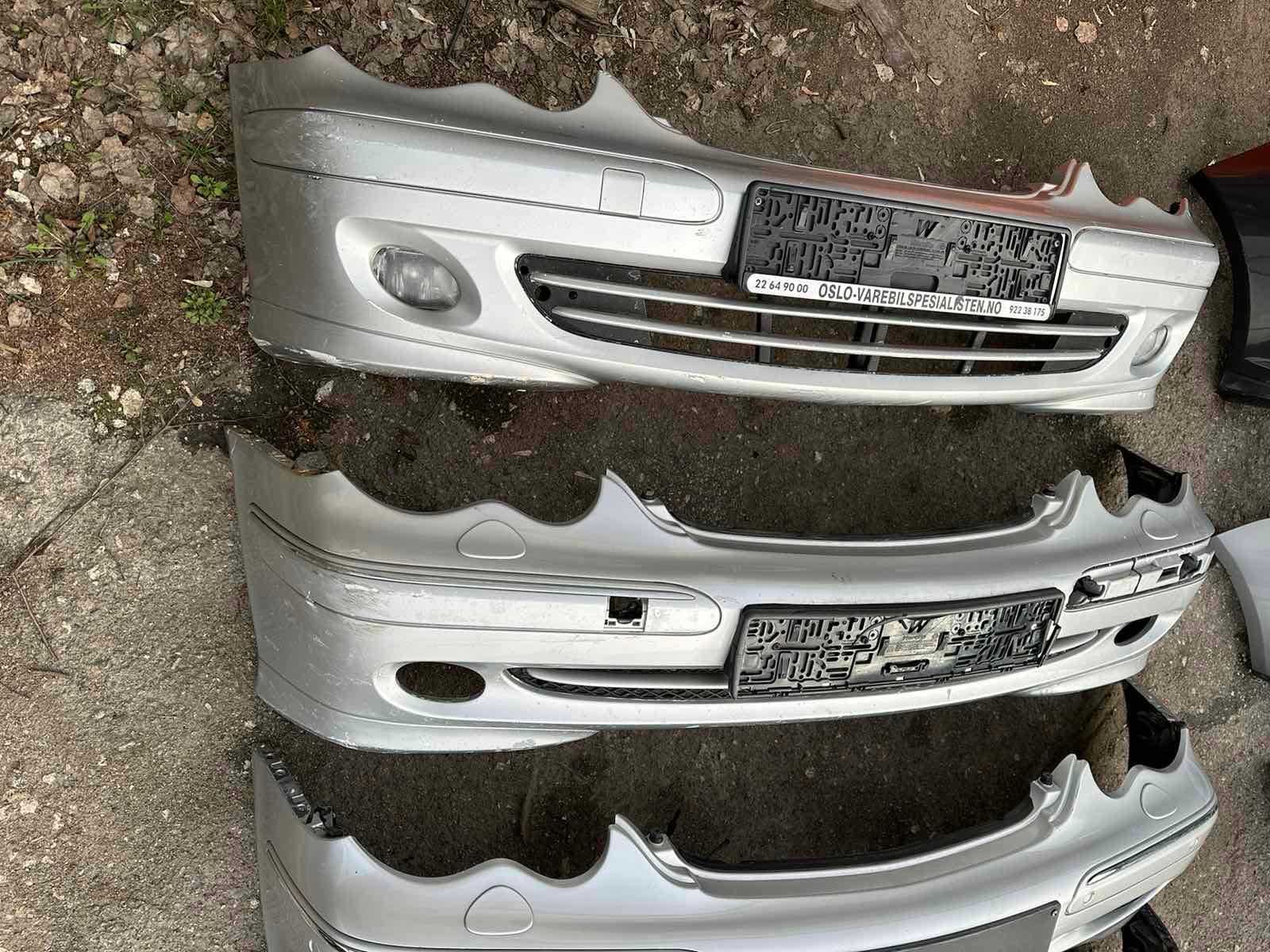 Бампер передній Mercedes W203 дорестайл рестайл