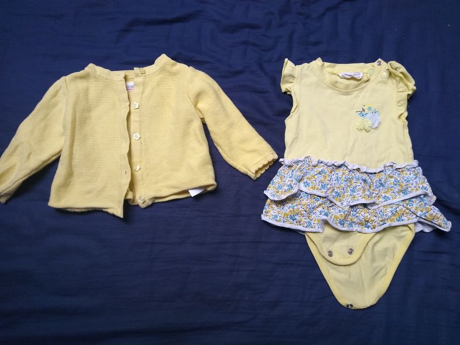 Ubranka niemowlęce body+sweterek Cocodrillo r. 62