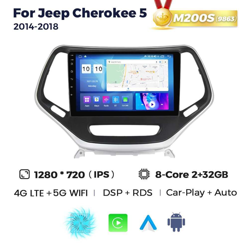 Штатна магнітола Джип Чероки Jeep Cherokee Android GPS