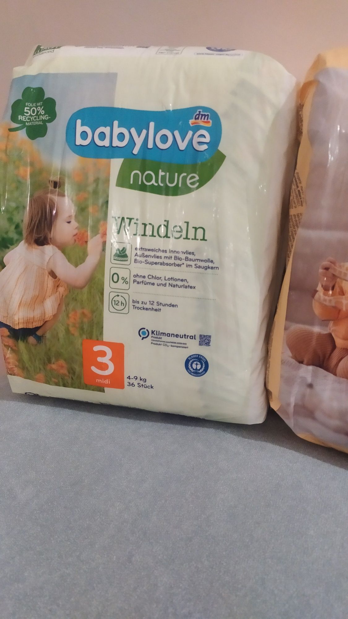 Підгузники Babylove Premium розмір 3 від 4-9 кг памперси Disney