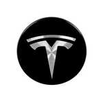 4 Centros de jantes Tesla