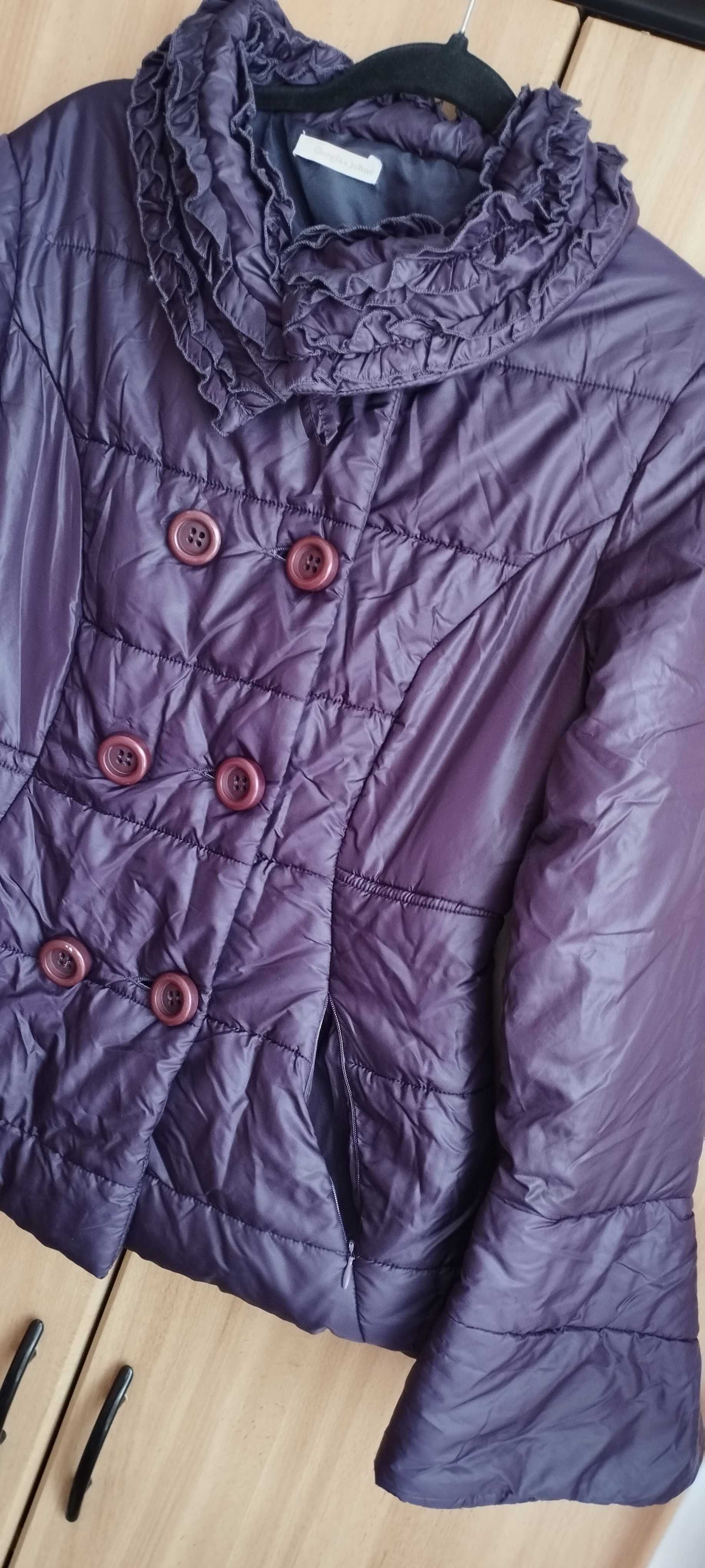 Sprzedam kurtkę zimową fiolet.