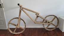 Bicicleta artesanal em cartão – peça decorativa