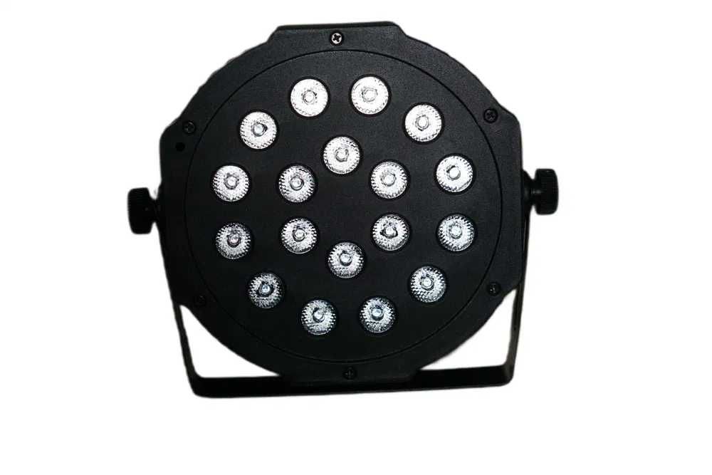 Reflektor sceniczny LED PAR 18x3W 3in1 AUTO SOUND DMX512 DJ BAR