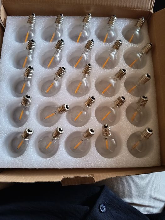 20lâmpadas led. Casquilho fino. E12 220 v