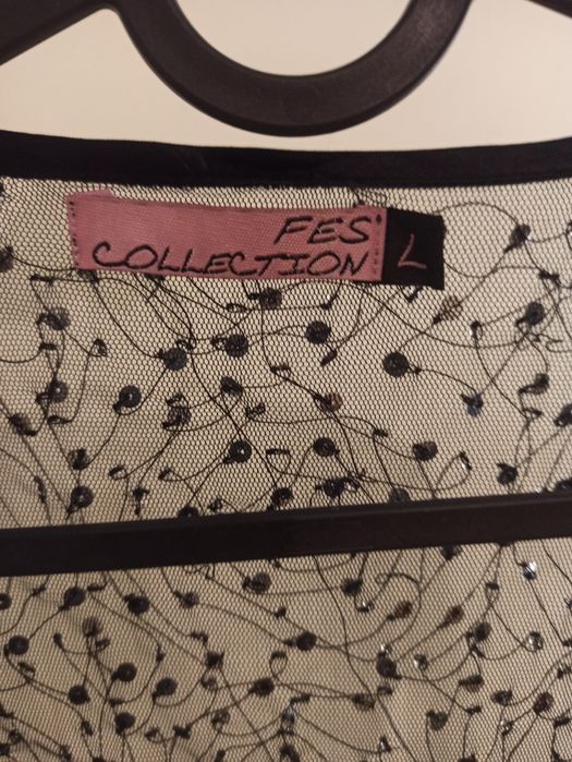 Накидка прозора в паєтки