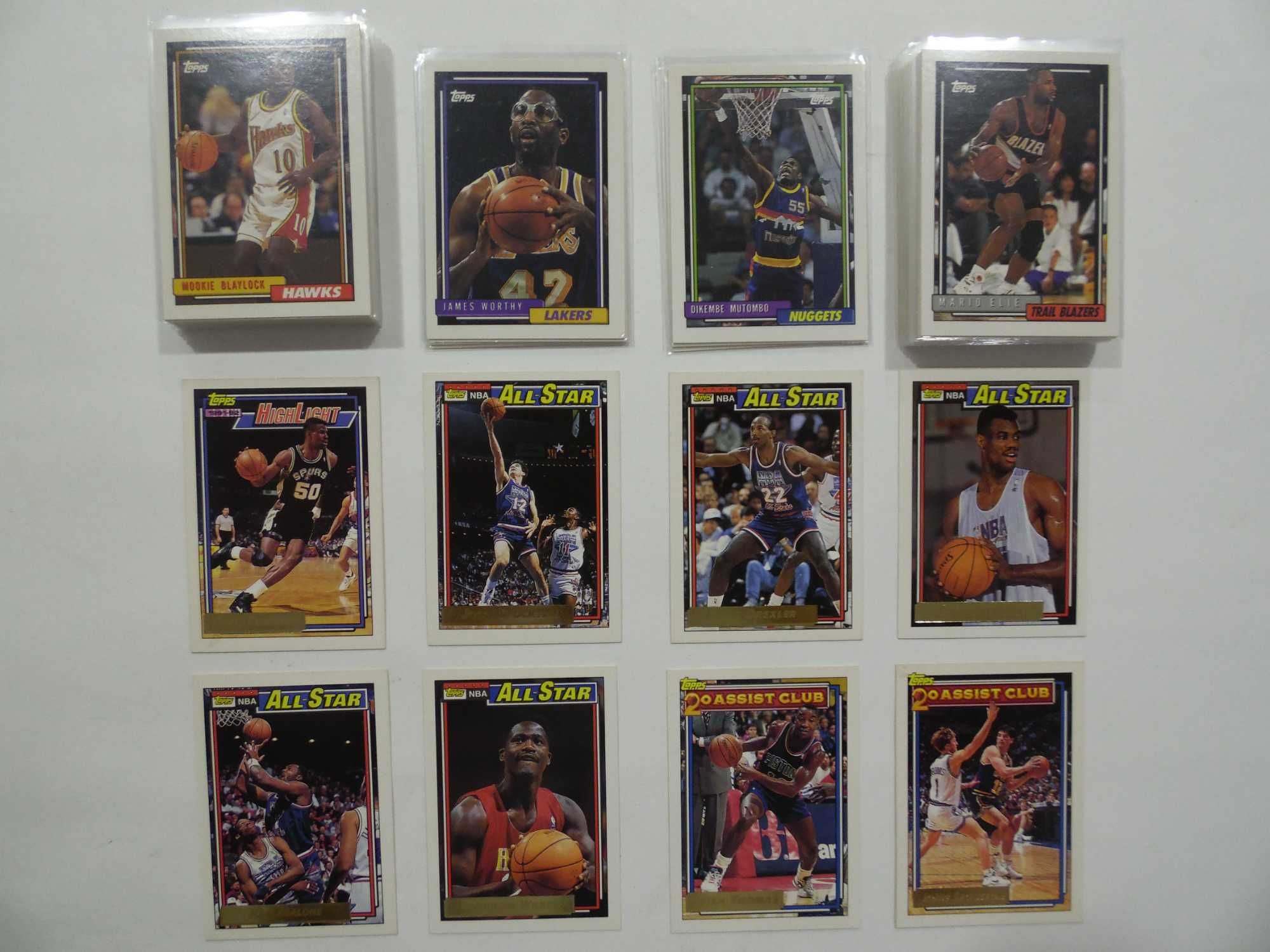 Lotes de cartas da NBA Topps