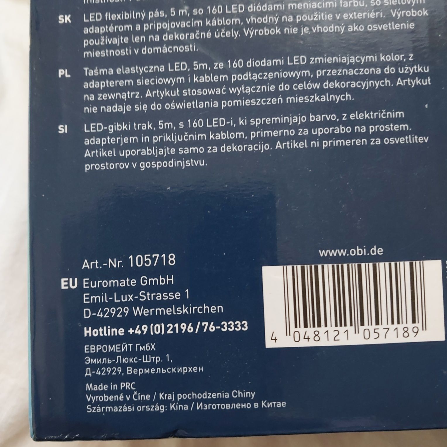 Taśma led 5 M  na zewnątrz nowa