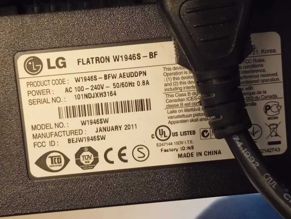 Lg Flatron 19 polegadas