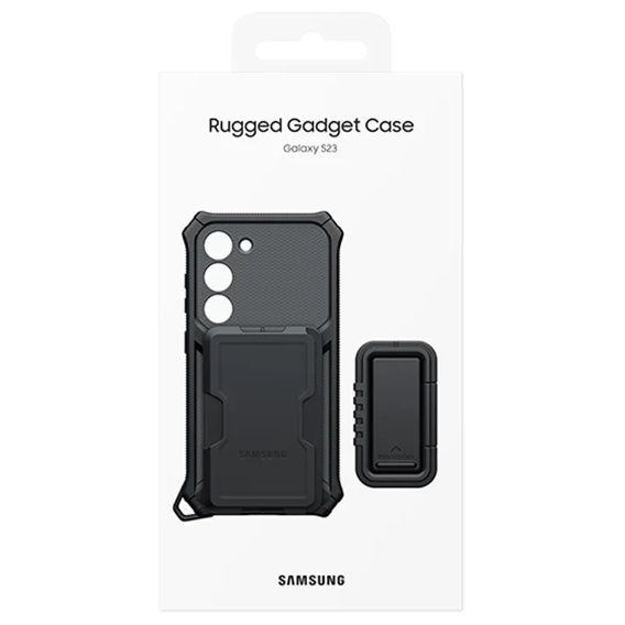 Oryginalne Etui Samsung do Galaxy S23 Plus,Rugged Gadget Case, Czarne