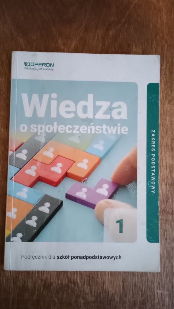 Podręcznik Wiedza o Społeczeństwie 1 Operon