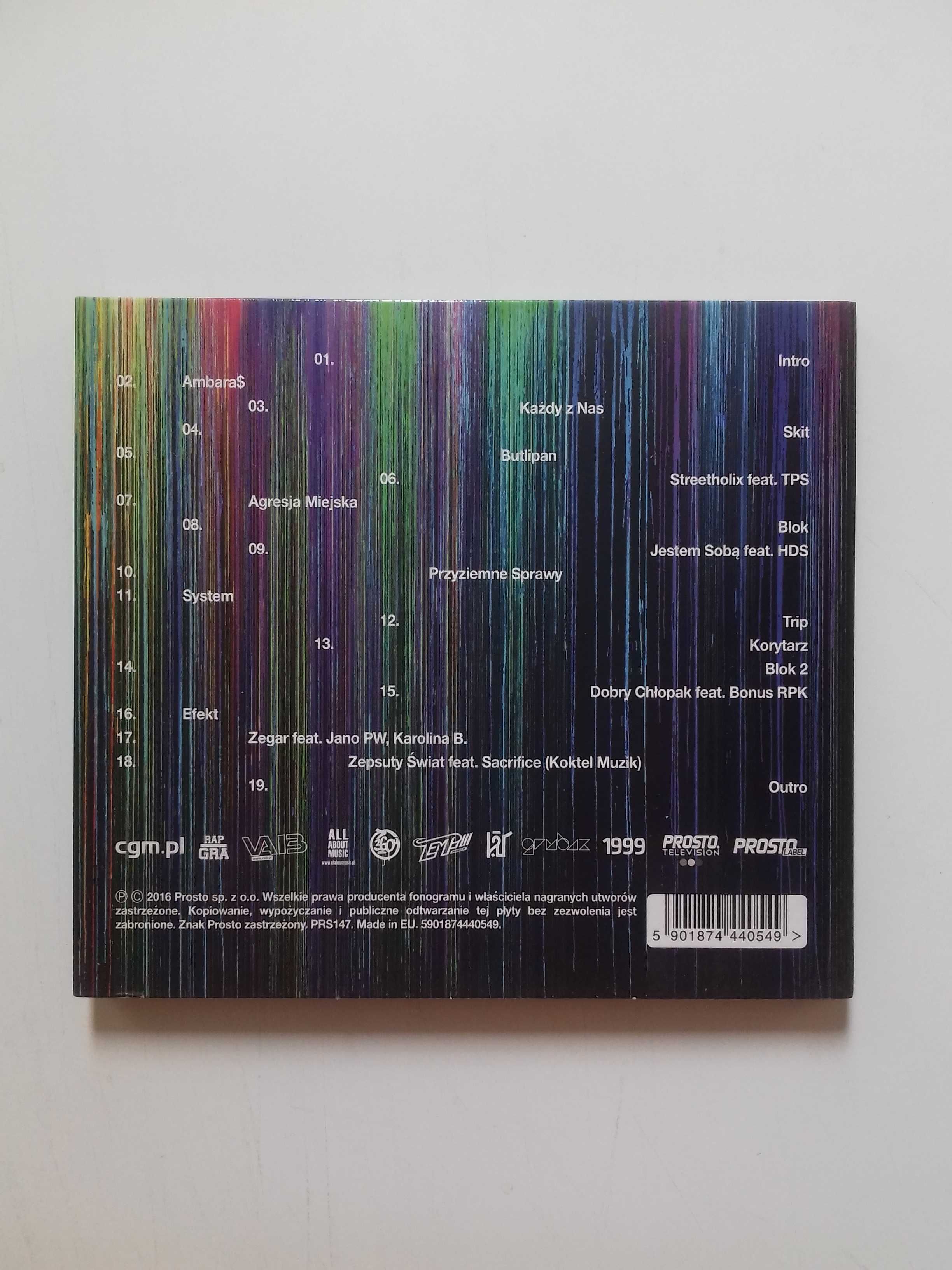Płyta CD "Ambaras" autorstwa duetu Małach/Rufuz