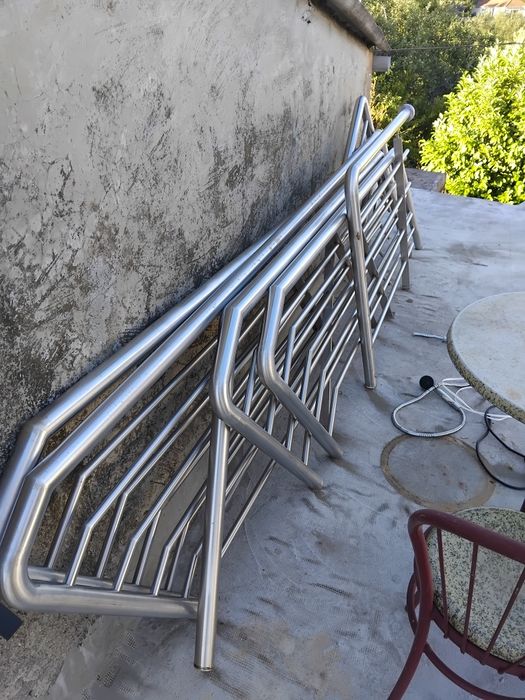 Corrimao em inox para escadaria