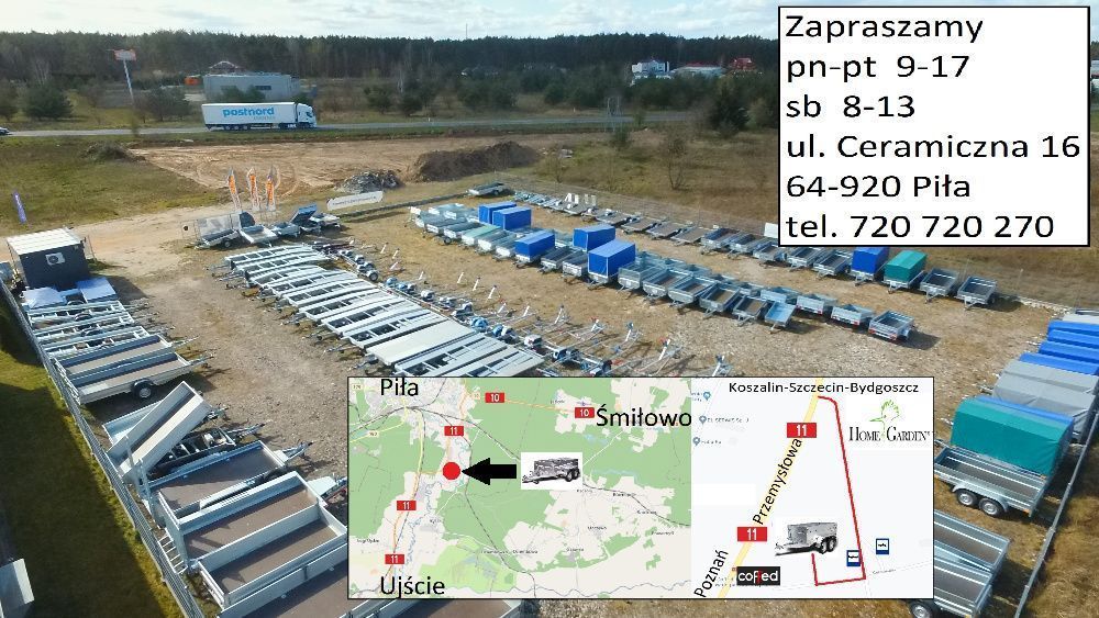 Przyczepa BORO laweta ATLAS 5x2 2700DMC raty dostawa cała Polska